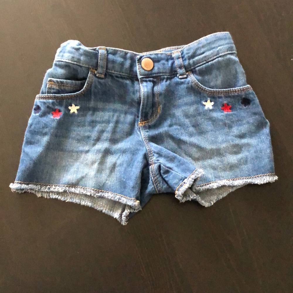 Kids denim shorts medium wash
